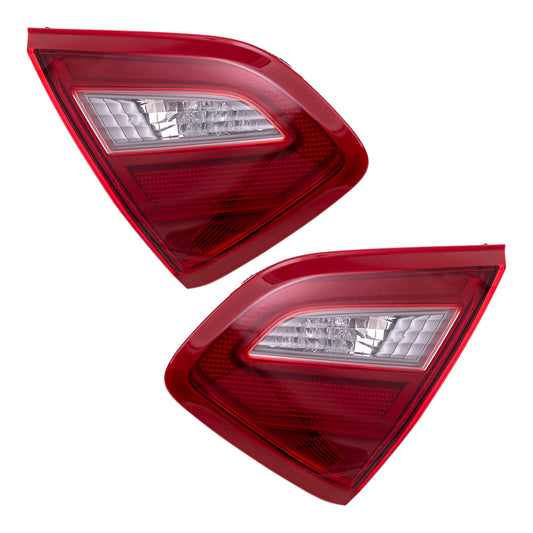 Brock Replacement Set Lid Mounted Tail Lights Compatible with 2018 Altima