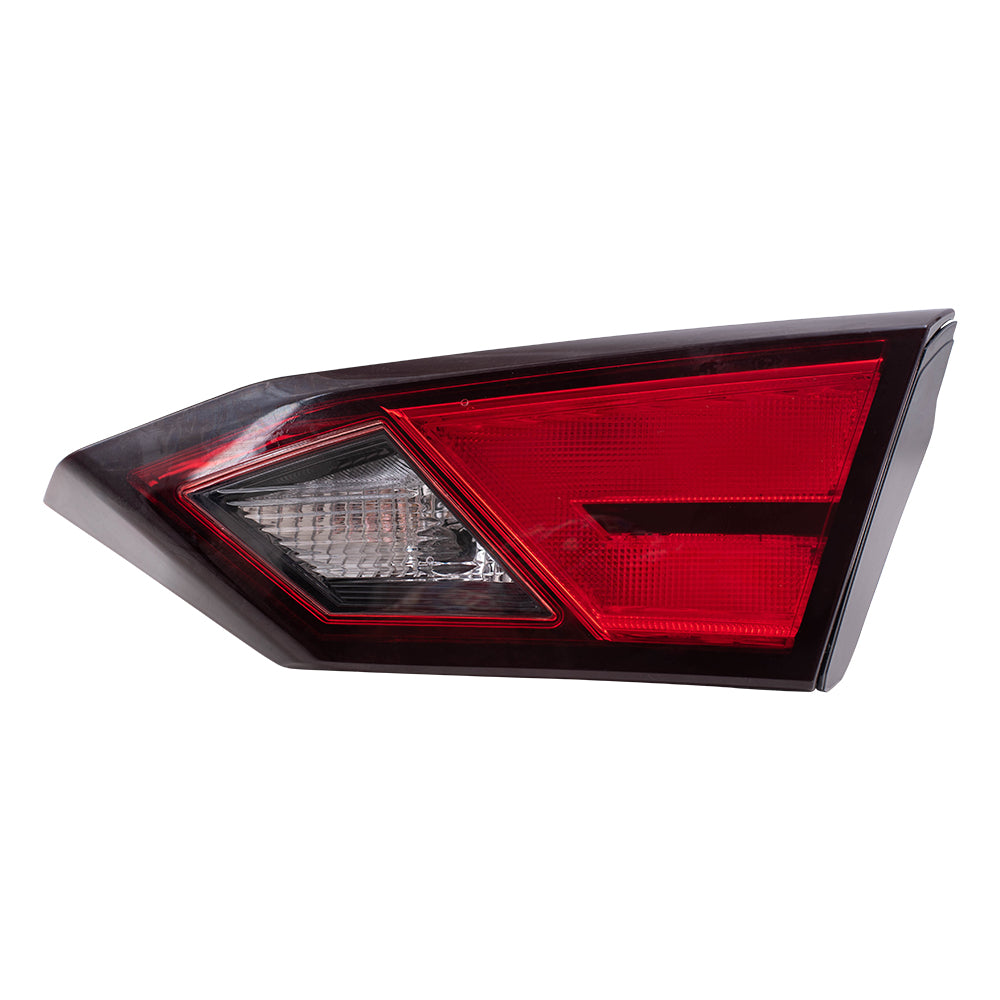 Brock Replacement Drivers and Passengers Set Lid Mounted Tail Light Assemblies Compatible with 19-23 Altima 26545-6CA0A 26540-6CA0A