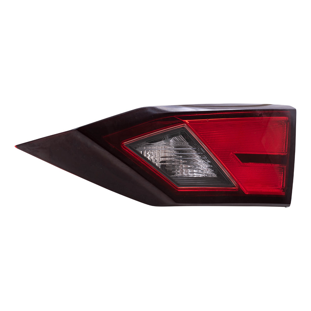 Brock Replacement Drivers and Passengers Set Lid Mounted Tail Light Assemblies Compatible with 19-23 Altima 26545-6CA0A 26540-6CA0A