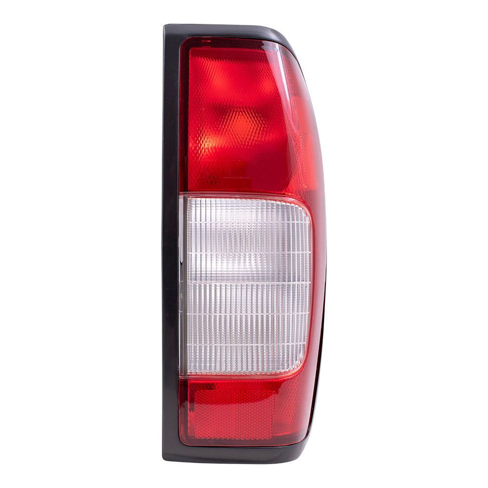 Brock Replacement Driver and Passenger Taillights Tail Lamps Compatible with 98-00 Frontier Pickup Truck 26559-3S525 26554-3S525