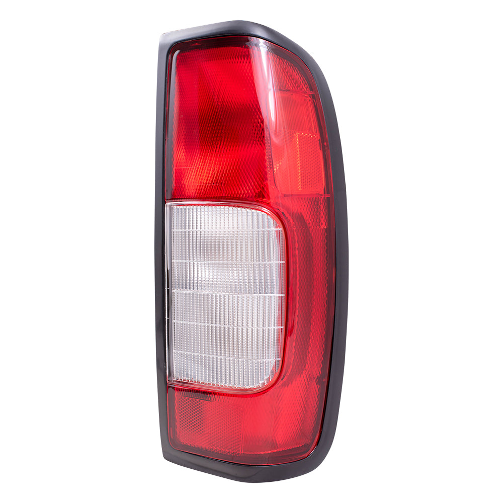 Brock Replacement Driver and Passenger Taillights Tail Lamps Compatible with 98-00 Frontier Pickup Truck 26559-3S525 26554-3S525