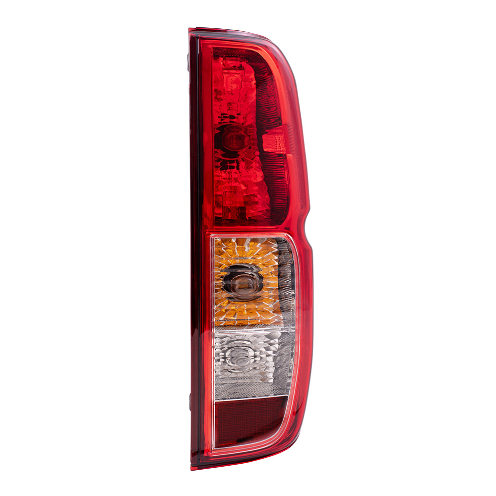 Brock Replacement Driver and Passenger Taillights Quarter Panel Mounted Compatible with 05-14 Frontier Pickup Truck 26555EA825 26550EA825