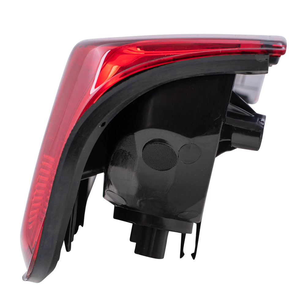 Brock Replacement Driver and Passenger Taillights Quarter Panel Mounted Compatible with 05-14 Frontier Pickup Truck 26555EA825 26550EA825