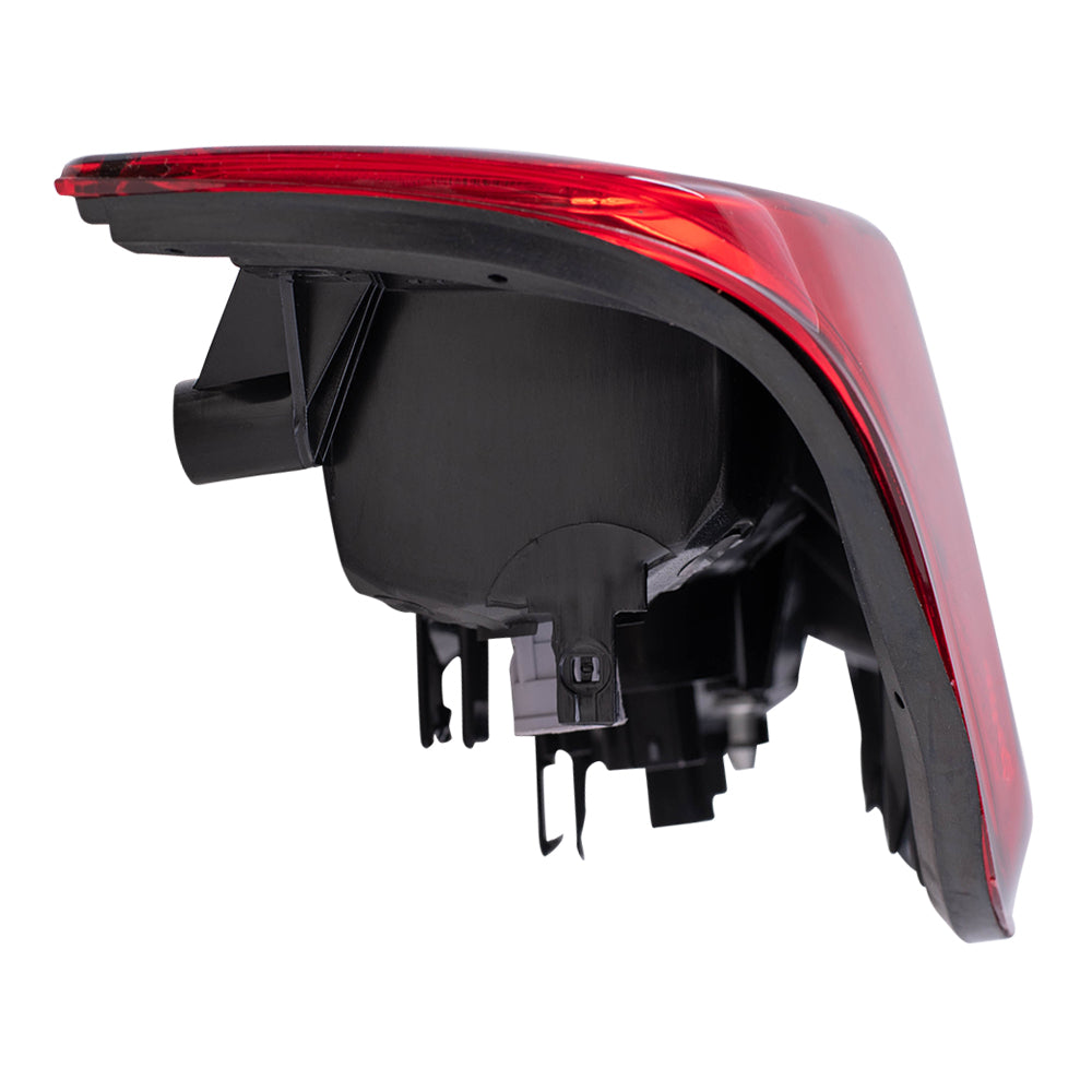 Brock Replacement Driver and Passenger Taillights Quarter Panel Mounted Compatible with 05-14 Frontier Pickup Truck 26555EA825 26550EA825