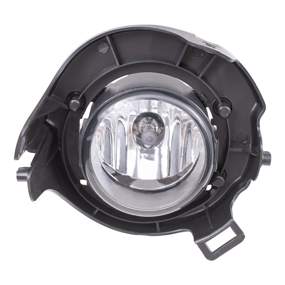 Brock Replacement Drivers Fog Light Lamp Compatible with 2005-2012 Frontier with Painted Bumper 26155EA525