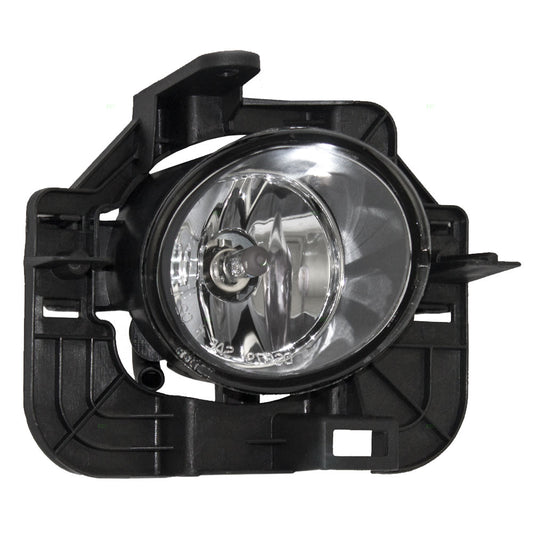 Brock Replacement Passengers Fog Light Lamp Clear Lens with Bracket Compatible with 07-12 Altima 26150-9B91B