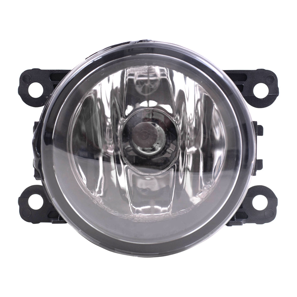 Brock Replacement for Fog Light Lamp Straight Lens Compatible with 07-12 Sentra 26154-EA500