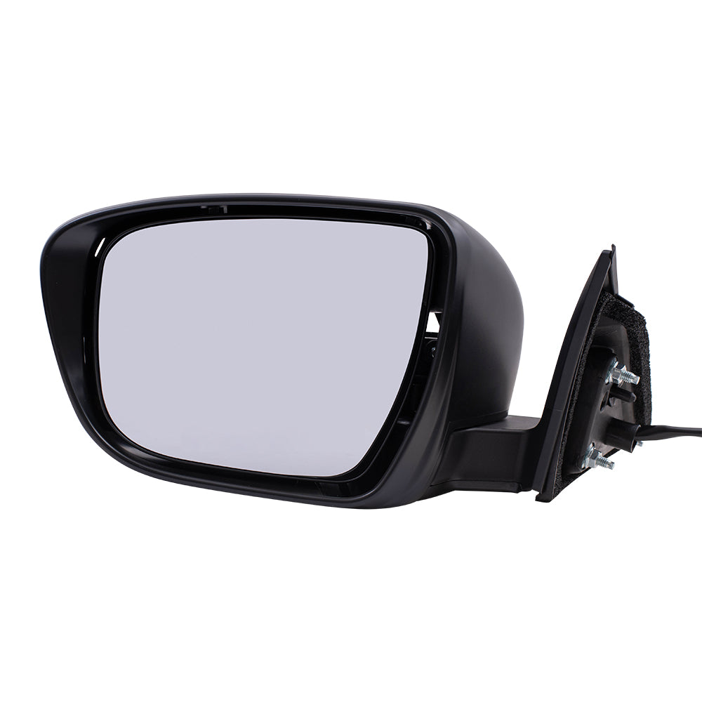 Brock Aftermarket Replacement Driver Left Power Door Mirror Paint To Match Black Without Heat-Signal-Camera Compatible With 2014-2020 Nissan Rogue