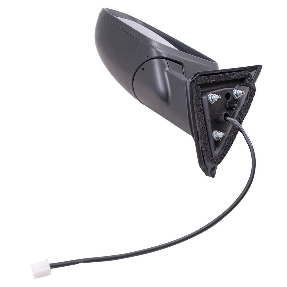 Brock Aftermarket Replacement Driver Left Power Door Mirror Paint To Match Black Without Heat-Signal-Camera Compatible With 2014-2020 Nissan Rogue