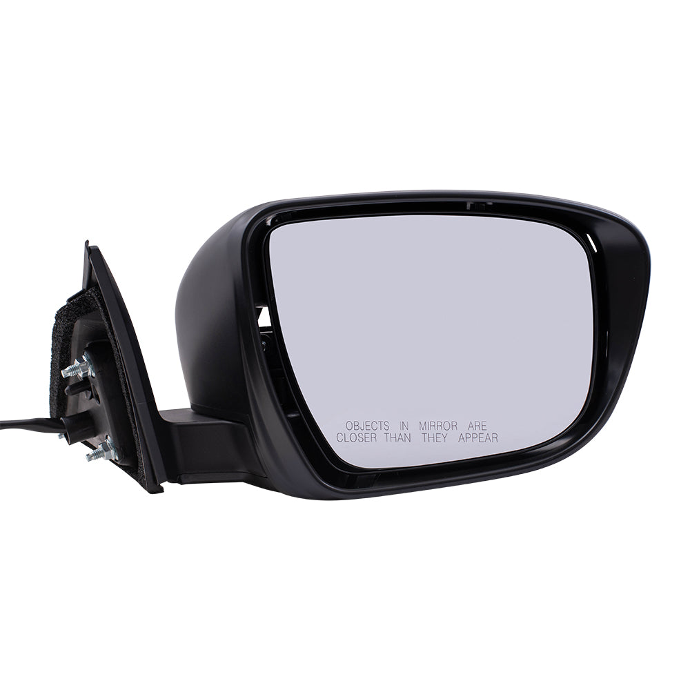 Brock Aftermarket Replacement Passenger Right Power Door Mirror Paint To Match Black Without Heat-Signal-Camera Compatible With 2014-2020 Nissan Rogue