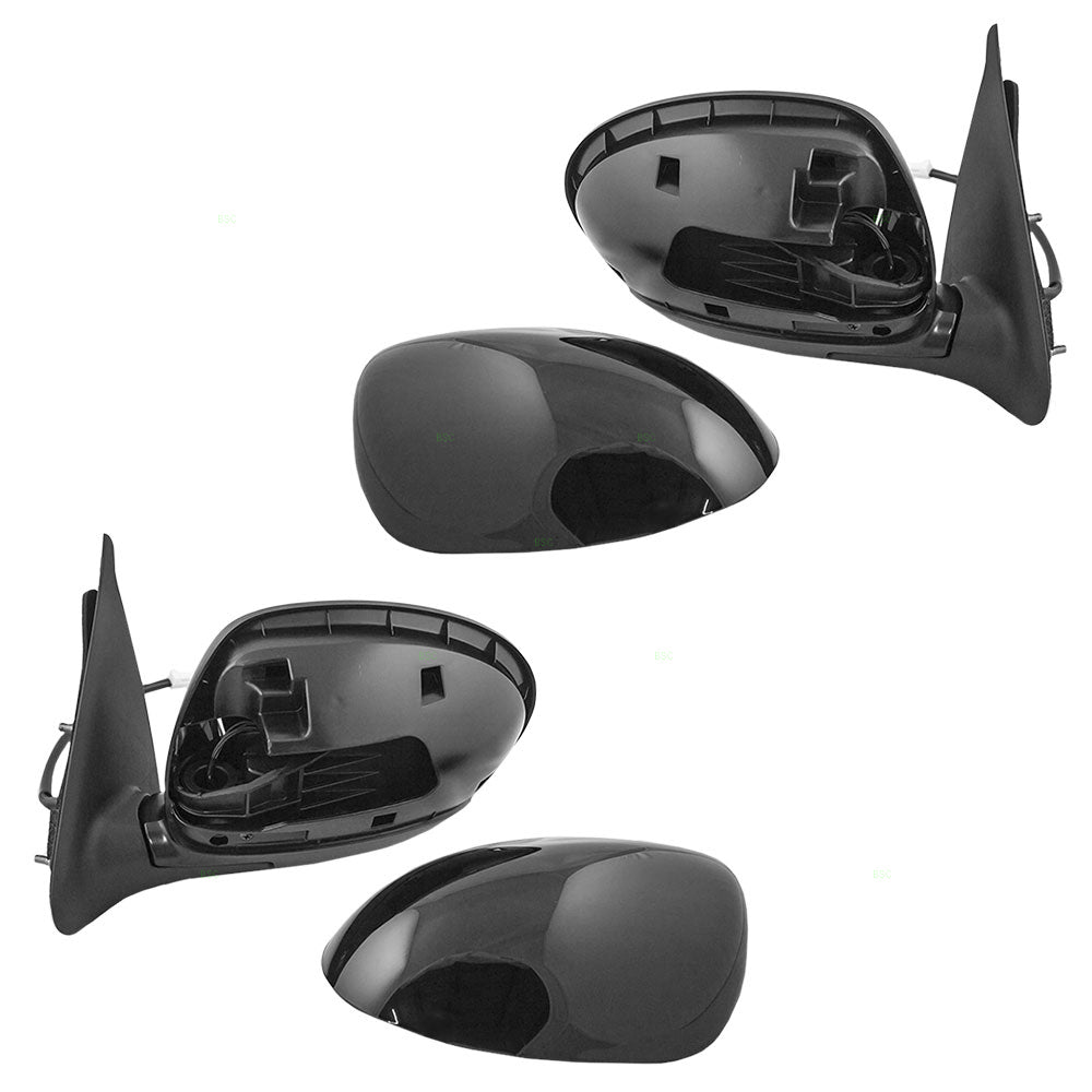 Replacement Set Driver and Passenger Power Side View Mirrors Compatible with 2011-2014 Juke 96301-1KM0A 96302-1KM0A