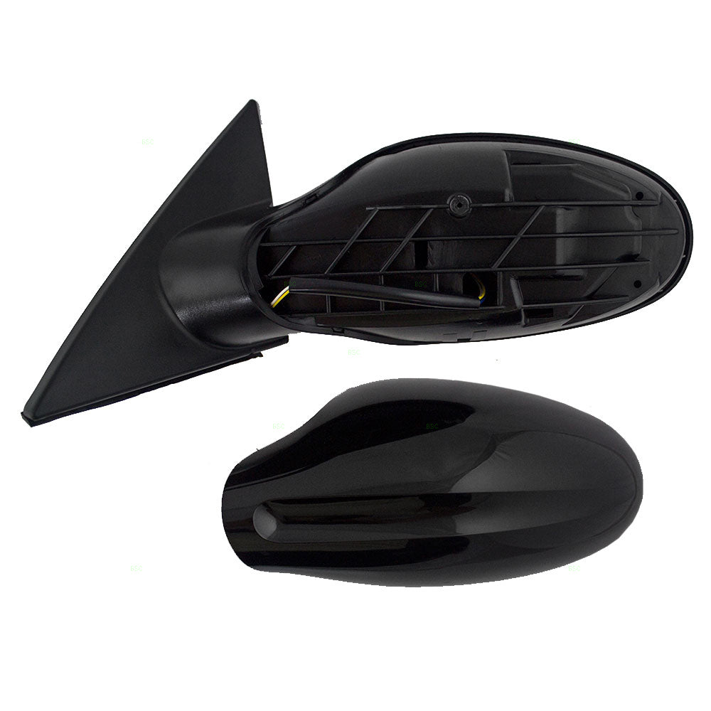 Drivers Power Side View Mirror with Smooth Cover Compatible with 02-04 Altima 963023Z020