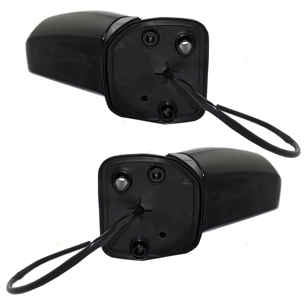 Driver and Passenger Power Side View Mirrors Compatible with 07-12 Versa 96302-EL12B 96301-EL12B