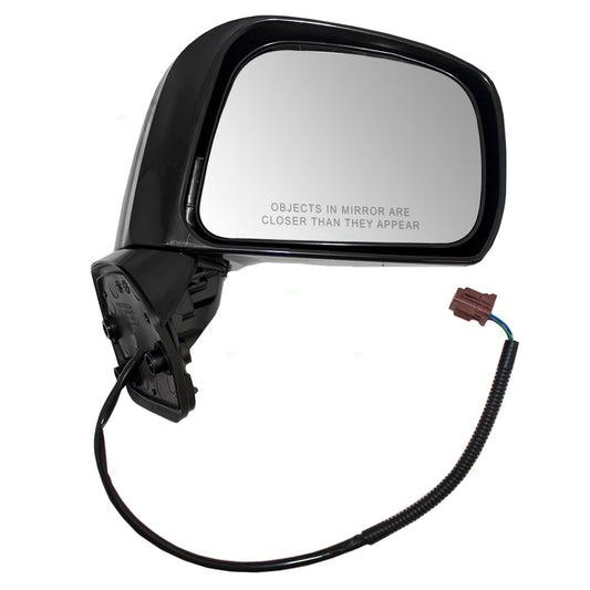 Passengers Power Side View Mirror Ready-to-Paint Compatible with 07-12 Versa 96301-EL12B