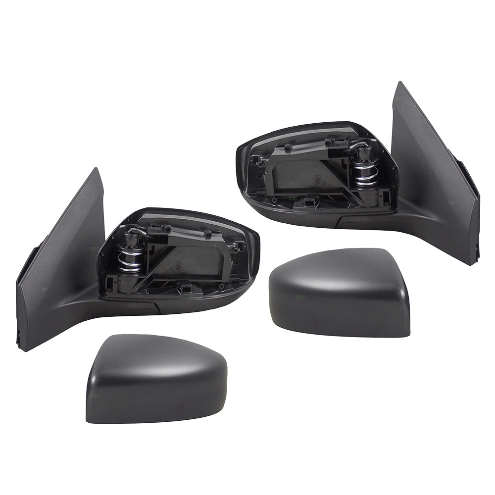 Pair Set Power Side View Mirrors Heated Compatible with Sentra 96302-3SG1A 96373-3TH3A