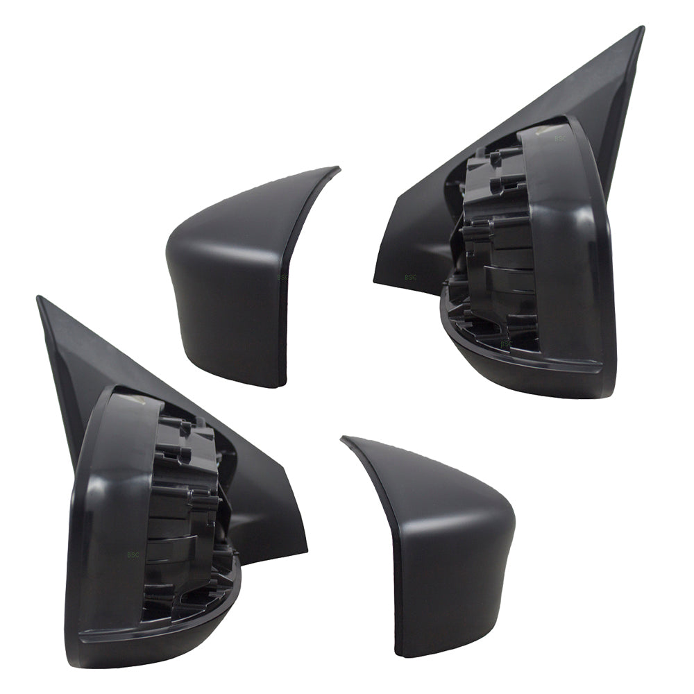 Pair Set Power Side View Mirrors Heated Compatible with Sentra 96302-3SG1A 96373-3TH3A