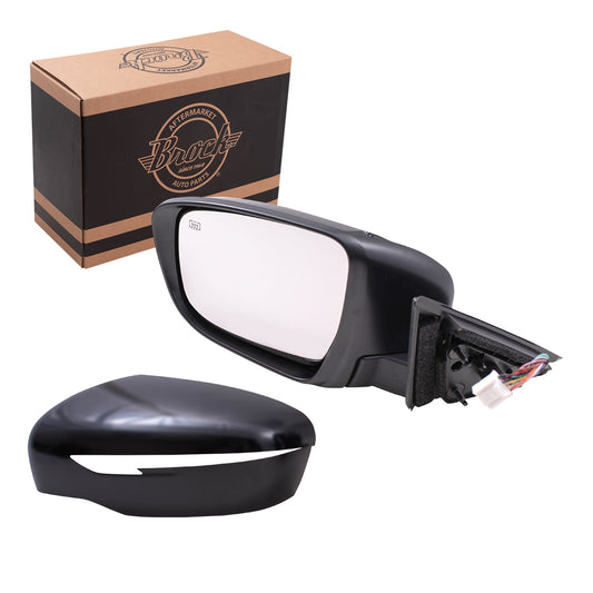 Replacement Driver Side Door Power Mirror Heated Signal with Camera Compatible with 2017 Rogue Korea