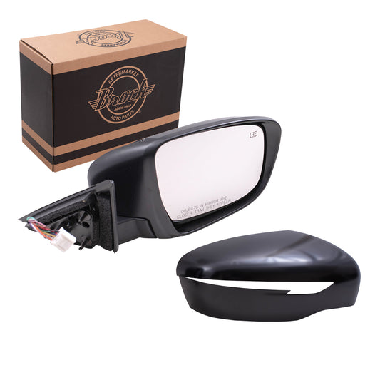 Replacement Passenger Side Door Power Mirror Heated Signal with Camera Compatible with 2017 Rogue Korea