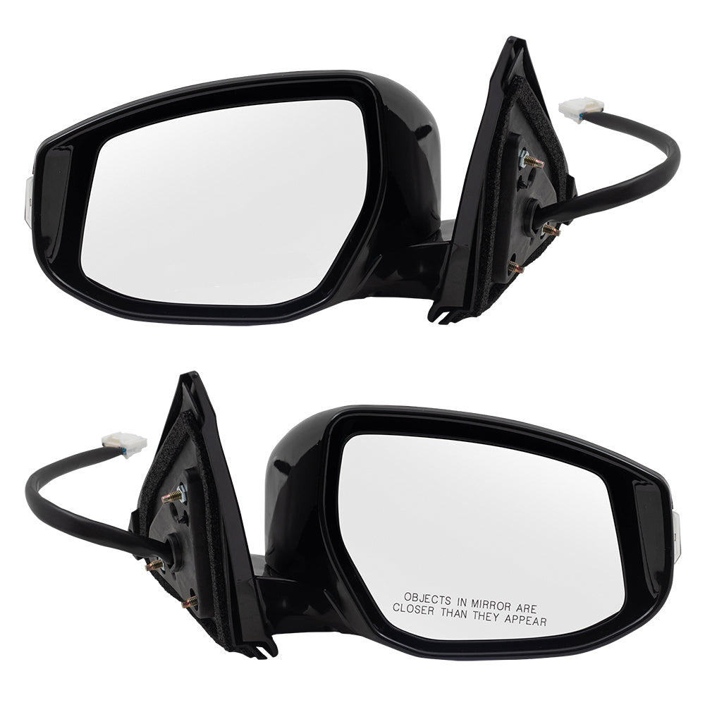 Replacement Pair Power Mirrors Compatible with 2016-2018 Maxima Driver and Passenger Set Heated Signal Auto Tilt Down 963029DD1D 963019DD1D