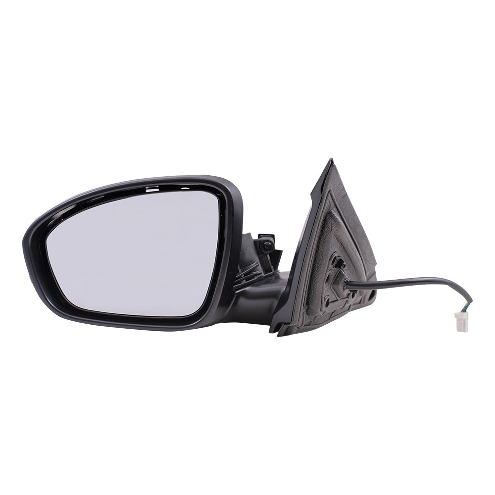 Replacement Driver Power Side Door Mirror Heated Signal Textured Black Base Compatible with 2019 Altima