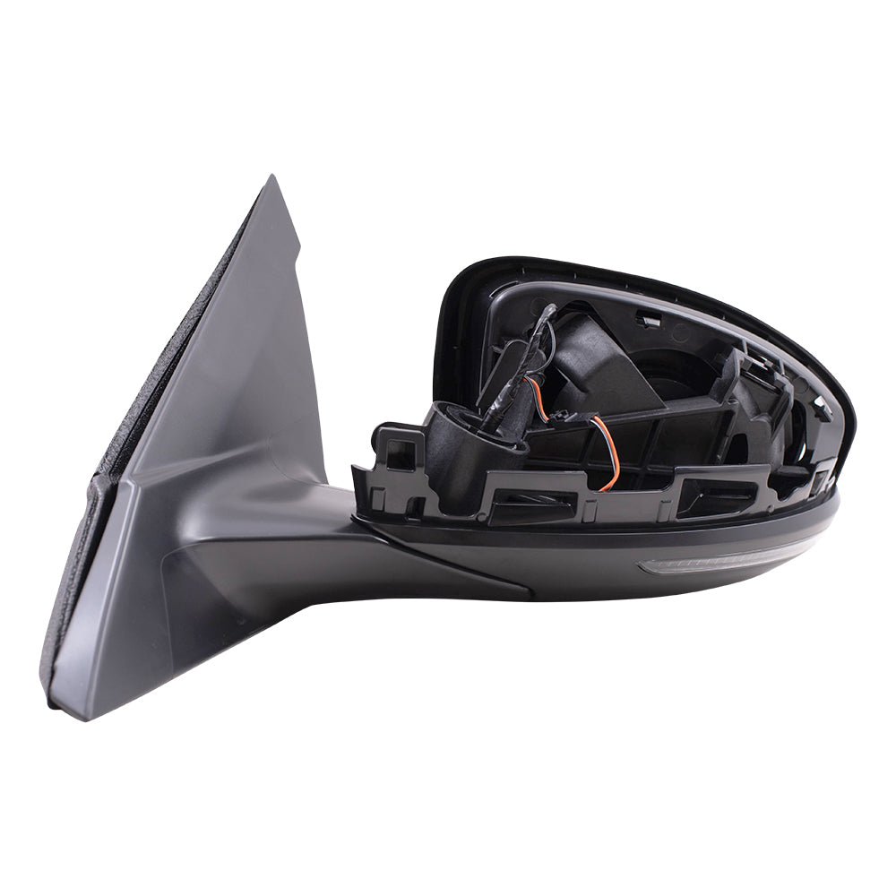 Replacement Driver Power Side Door Mirror Heated Signal Textured Black Base Compatible with 2019 Altima