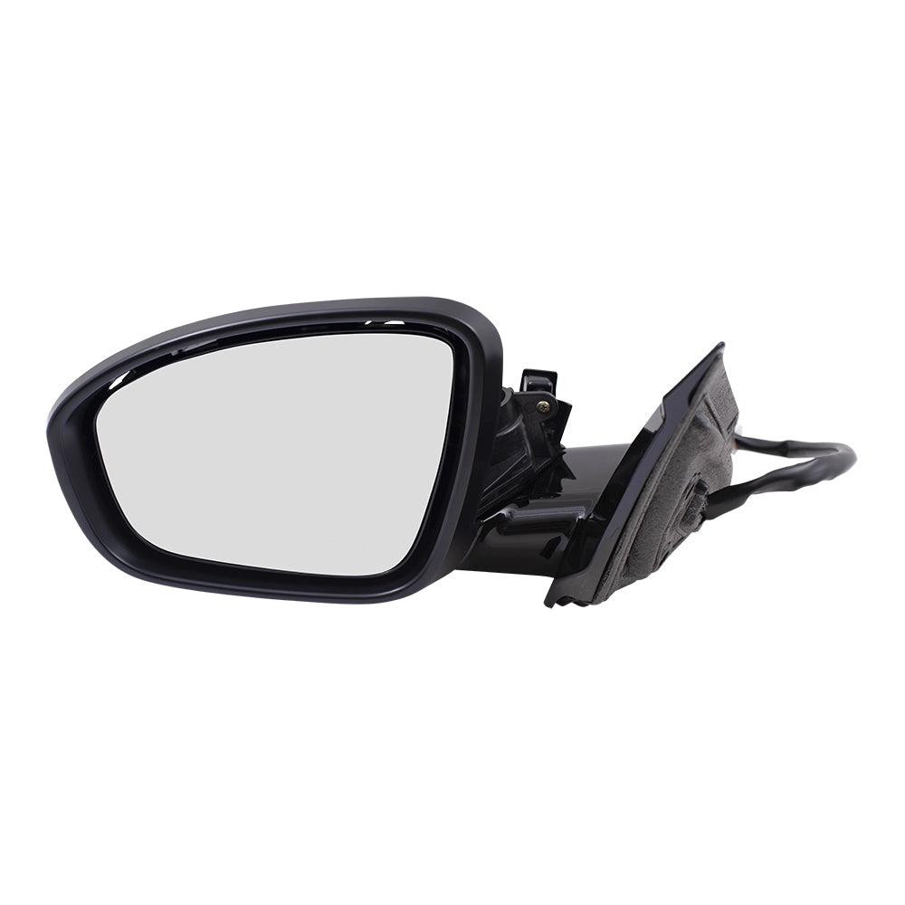 Brock Replacement Driver Side Power Mirror Paint to Match Black with Heat, Signal and Camera Compatible with 2019 Altima