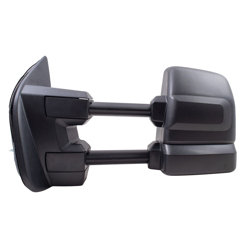 Brock Aftermarket Replacement Part Driver Side Power Tow Mirror Textured Black with Heat, Signal, Puddle Light, Blind Spot Detection & Memory Compatible with 2016-2019 Titan XD