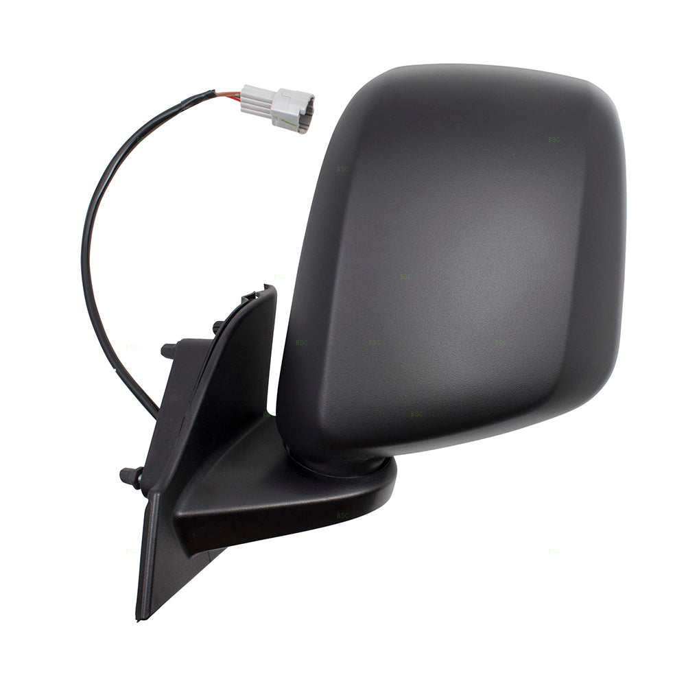 BROCK Drivers Power Side View Mirror Heated Spotter Glass Left Compatible with 15-17 City Express 13-17 NV200 19317358 96302-3LM0B