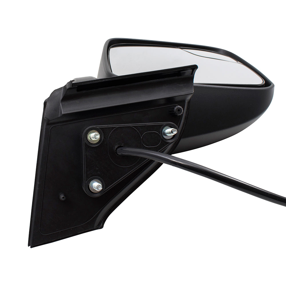 BROCK Drivers Power Side View Mirror Heated Spotter Glass Left Compatible with 15-17 City Express 13-17 NV200 19317358 96302-3LM0B