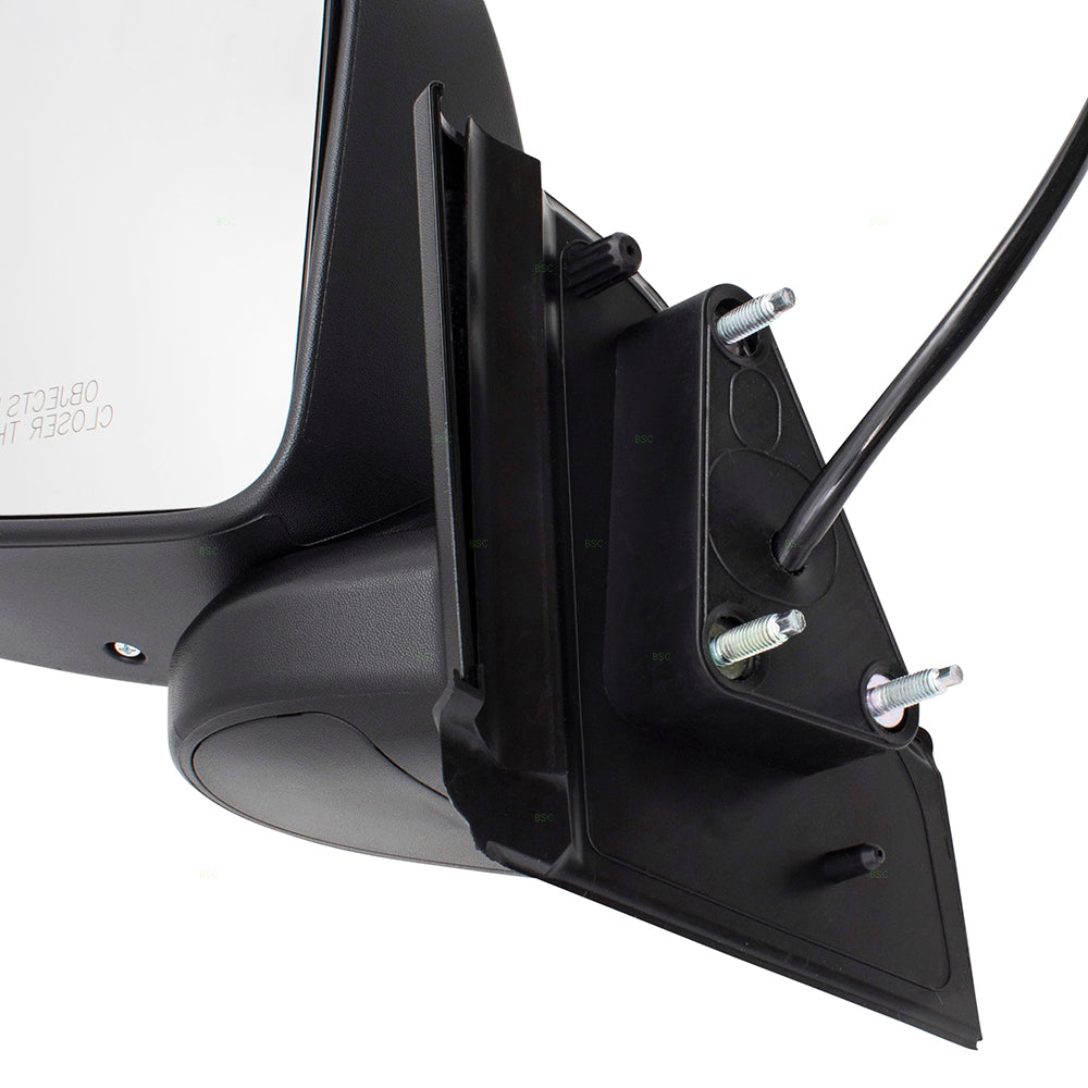 BROCK Drivers Power Side View Mirror Heated Spotter Glass Left Compatible with 15-17 City Express 13-17 NV200 19317358 96302-3LM0B