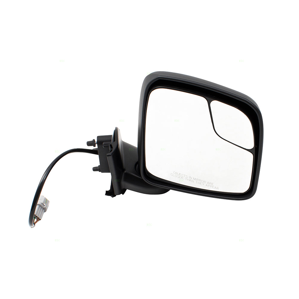 BROCK Passengers Power Side View Mirror Heated Spotter Glass Right Compatible with 15-17 City Express 13-17 NV200 19317356 96301-3LM0B