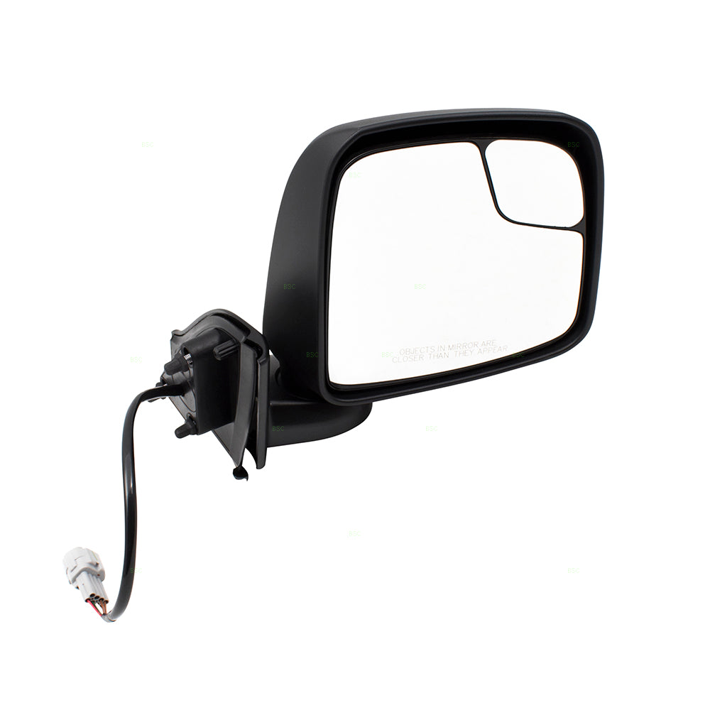 BROCK Passengers Power Side View Mirror Heated Spotter Glass Right Compatible with 15-17 City Express 13-17 NV200 19317356 96301-3LM0B