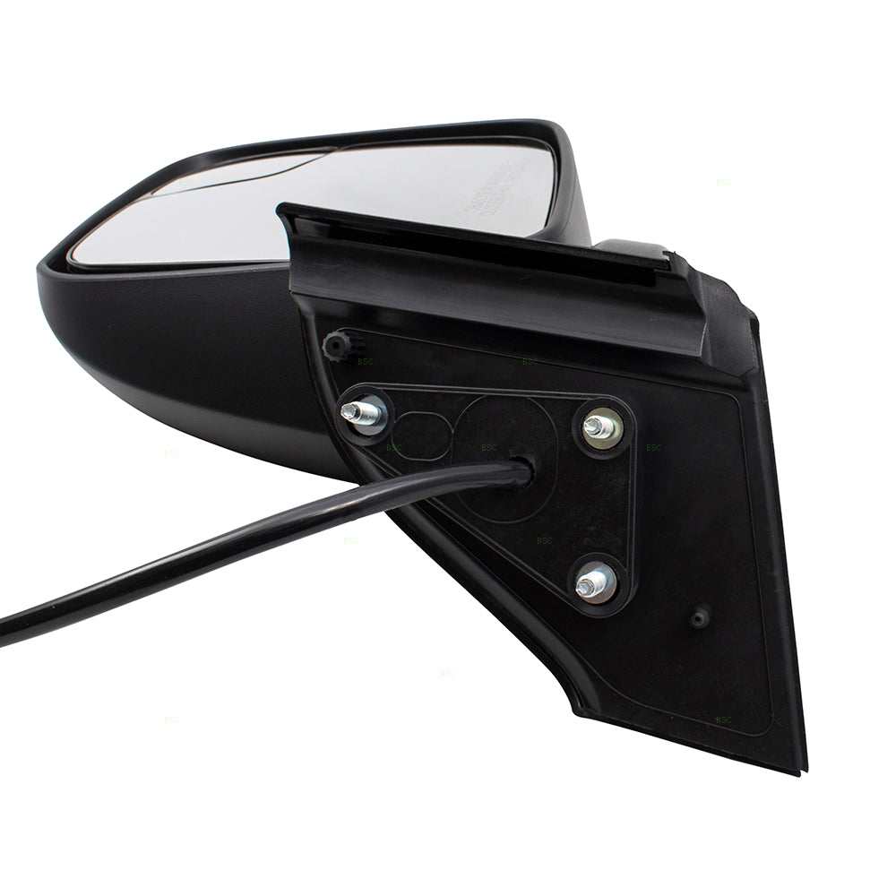 BROCK Passengers Power Side View Mirror Heated Spotter Glass Right Compatible with 15-17 City Express 13-17 NV200 19317356 96301-3LM0B