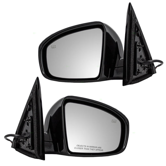 Driver and Passenger Power Side View Mirrors Heated Compatible with 13-16 Pathfinder 96374-3JA0E 96301-3KA9B