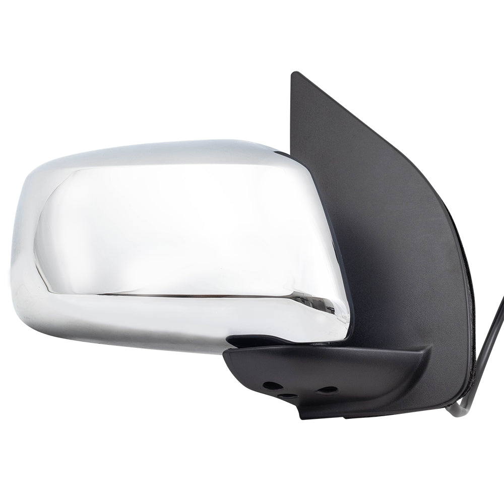 Replacement Passenger Side View Mirror Compatible with 2005-2018 Frontier Power Chrome Heated 96301-9BE8C 963019BE8C