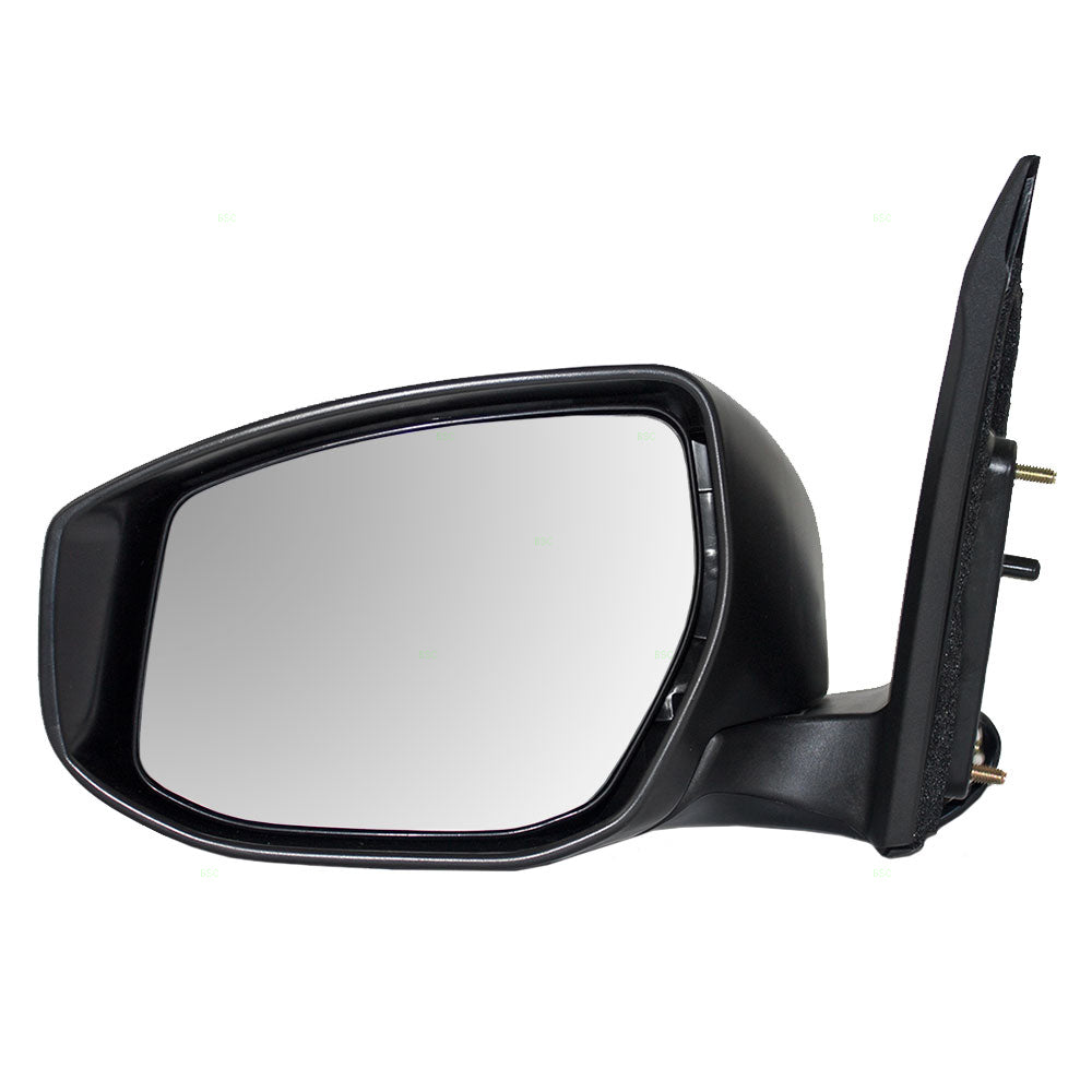 Replacement Drivers Power Side View Mirror Heated Signal Ready-to-Paint Compatible with 2013-2015 Sentra 96302-3SG0D