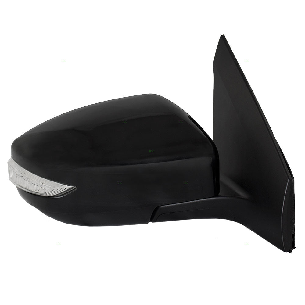 Replacement Passengers Power Side View Mirror Heated Signal Ready-to-Paint Compatible with 2013-2015 Sentra 96301-3SG0D