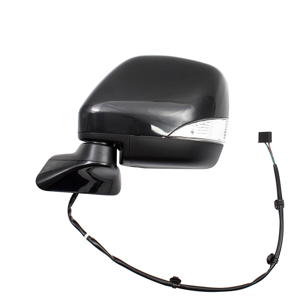 Brock Drivers Power Side View Mirror Heated Signal without Auto Tilt & EXCLUDING Around View Monitor Compatible with 11-17 Quest 963021JA1C NI1320280