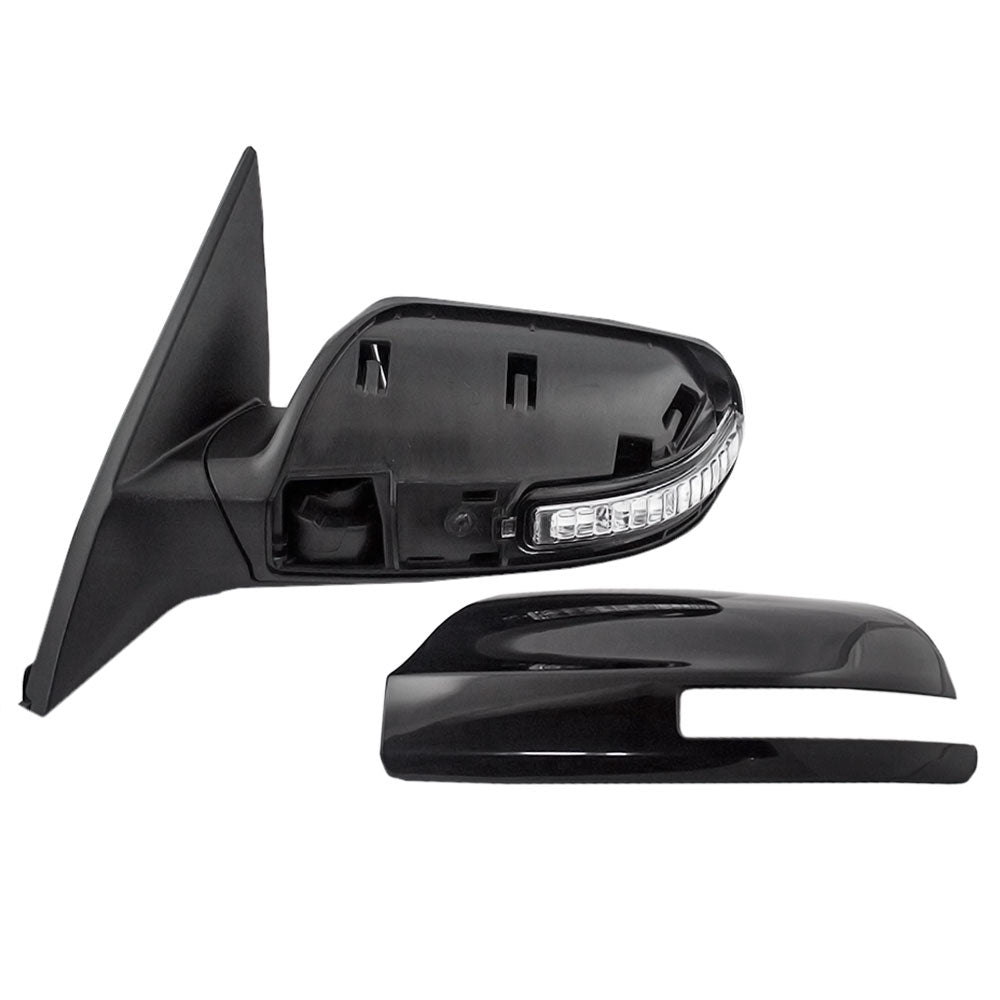 Drivers Power Side View Mirror Heated w/ Signal Compatible with 07-12 Altima Sedan & Hybrid 96302JA04C