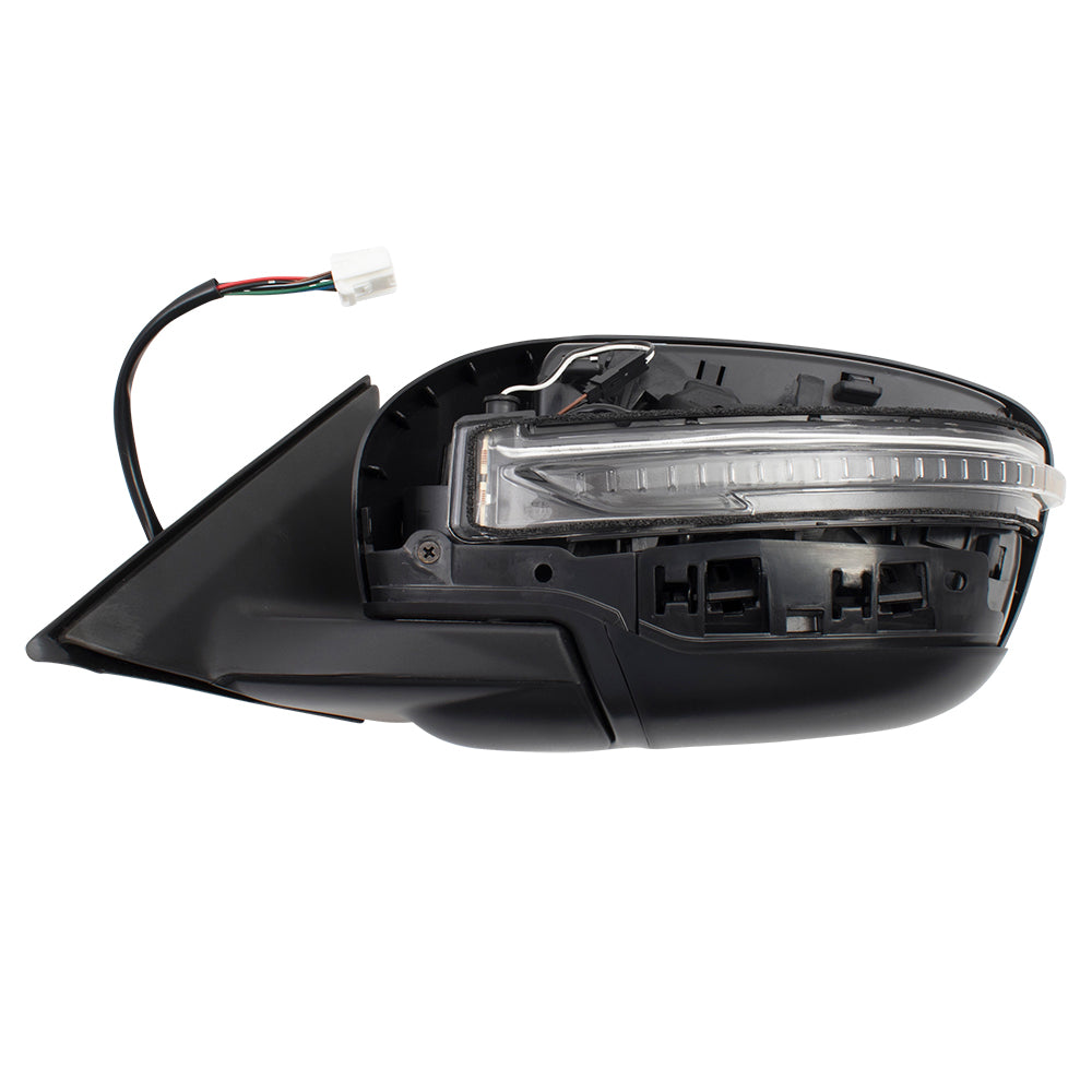 BROCK Drivers Power Side View Mirror Heated Signal Left Compatible with 17-18 Rogue 17-18 Rogue Hybrid 963029TB1C 963744BA0A