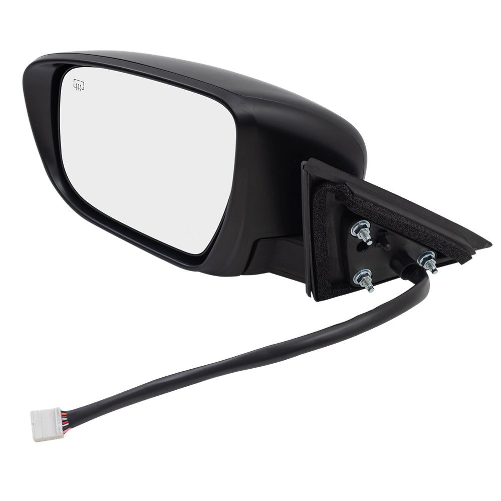 BROCK Power Mirror Compatible with 2017-2019 Rogue Drivers Side Heated Signal Camera Memory 96302-6FL0A 96374-4BA0A