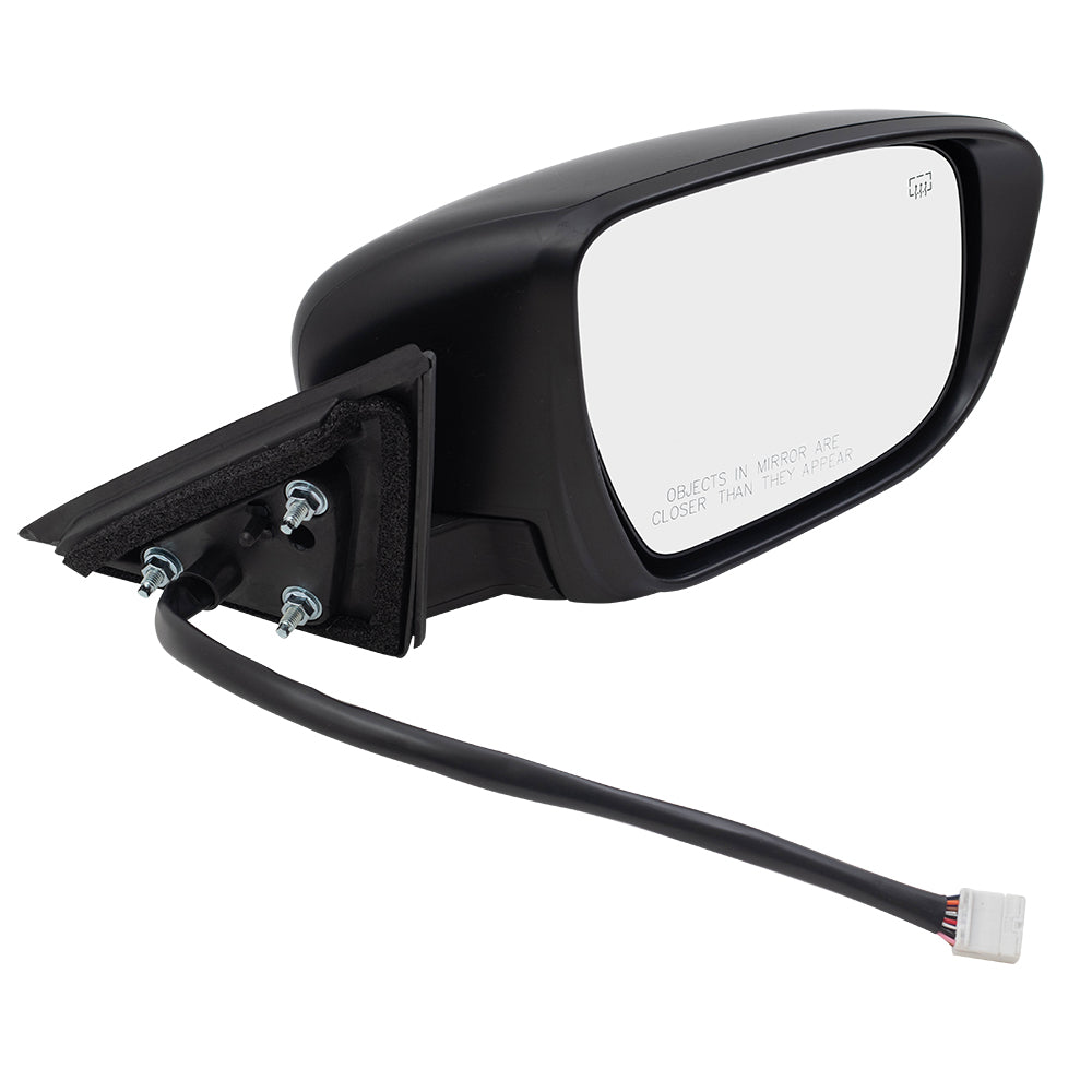 Replacement Power Mirror Compatible with 2017-2019 Rogue Passengers Side Heated Signal Camera Memory 96301-6FL0A 96373-4BA0A