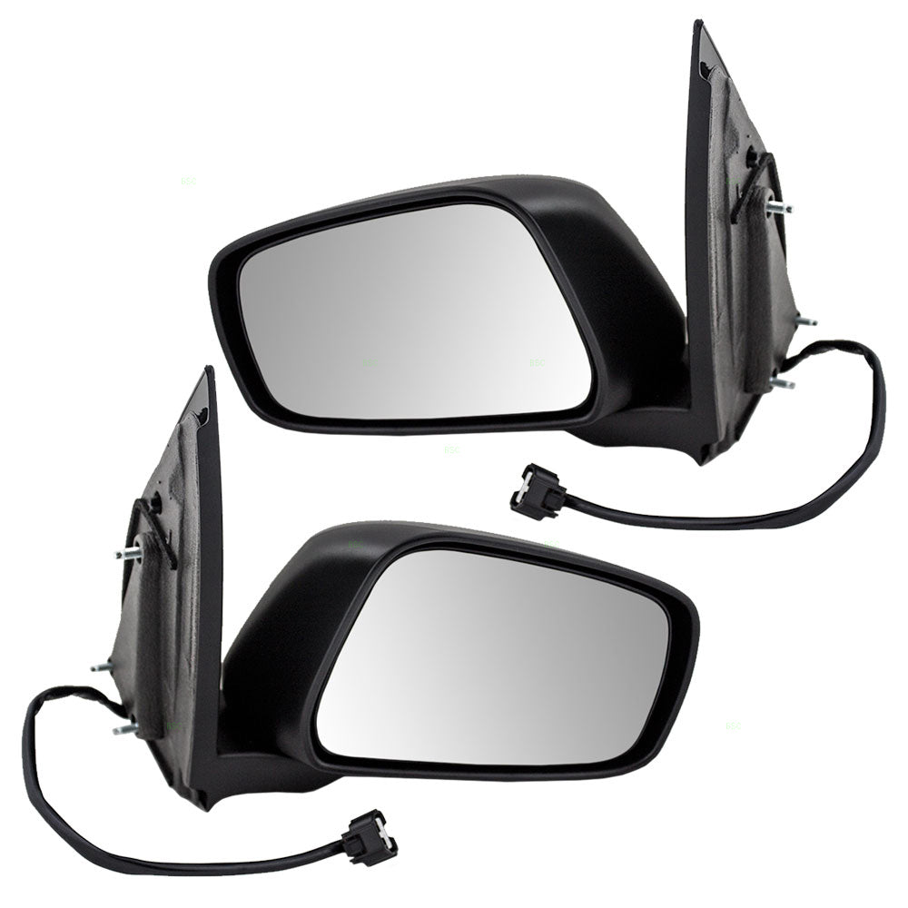 Replacement Driver and Passenger Power Side View Mirrors Heated Compatible with 05-18 Frontier Pickup Truck 963029BE0C 96366EA16A 96365EA16A 963019BE0C