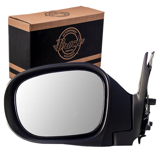 Drivers Power Side View Mirror Heated Textured Compatible with 00-04 Pathfinder 963024W265