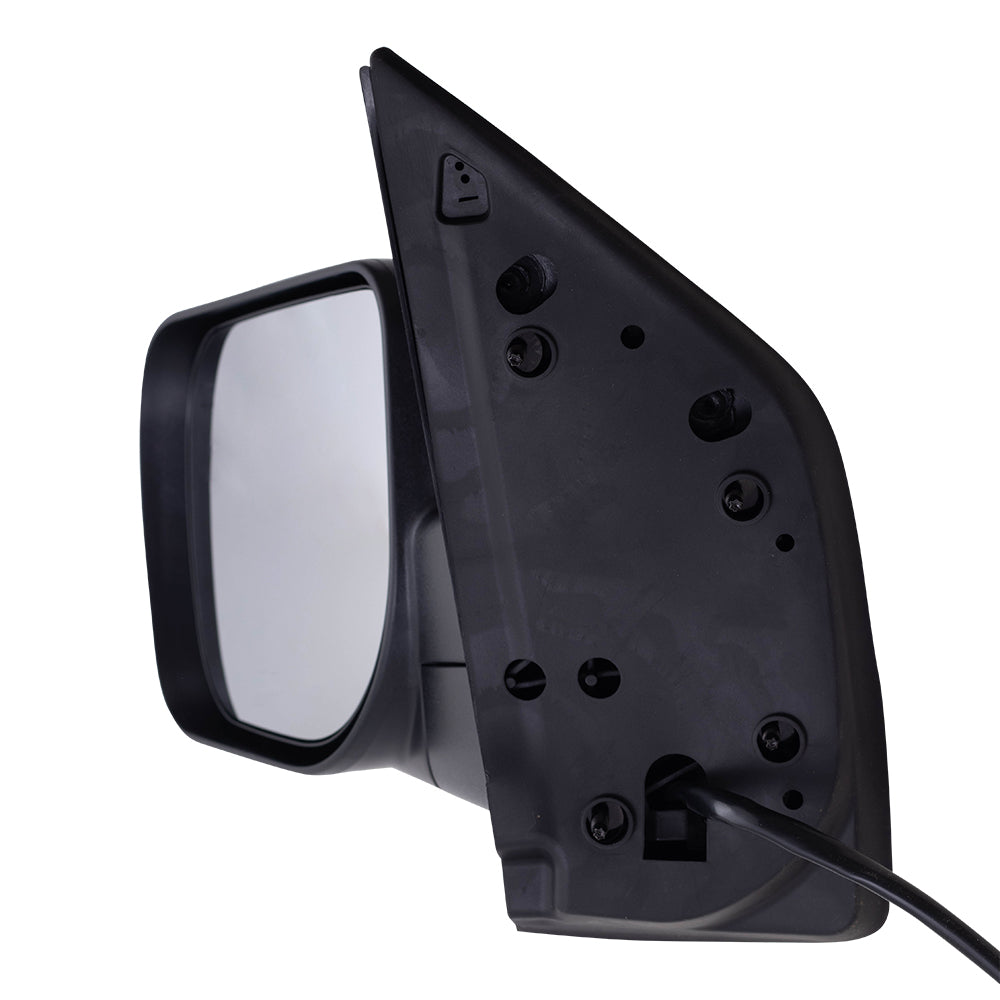 Replacement Drivers Power Side View Mirror Heated w/ Chrome Cover Compatible with 2004-2015 Titan 96302-ZC20A