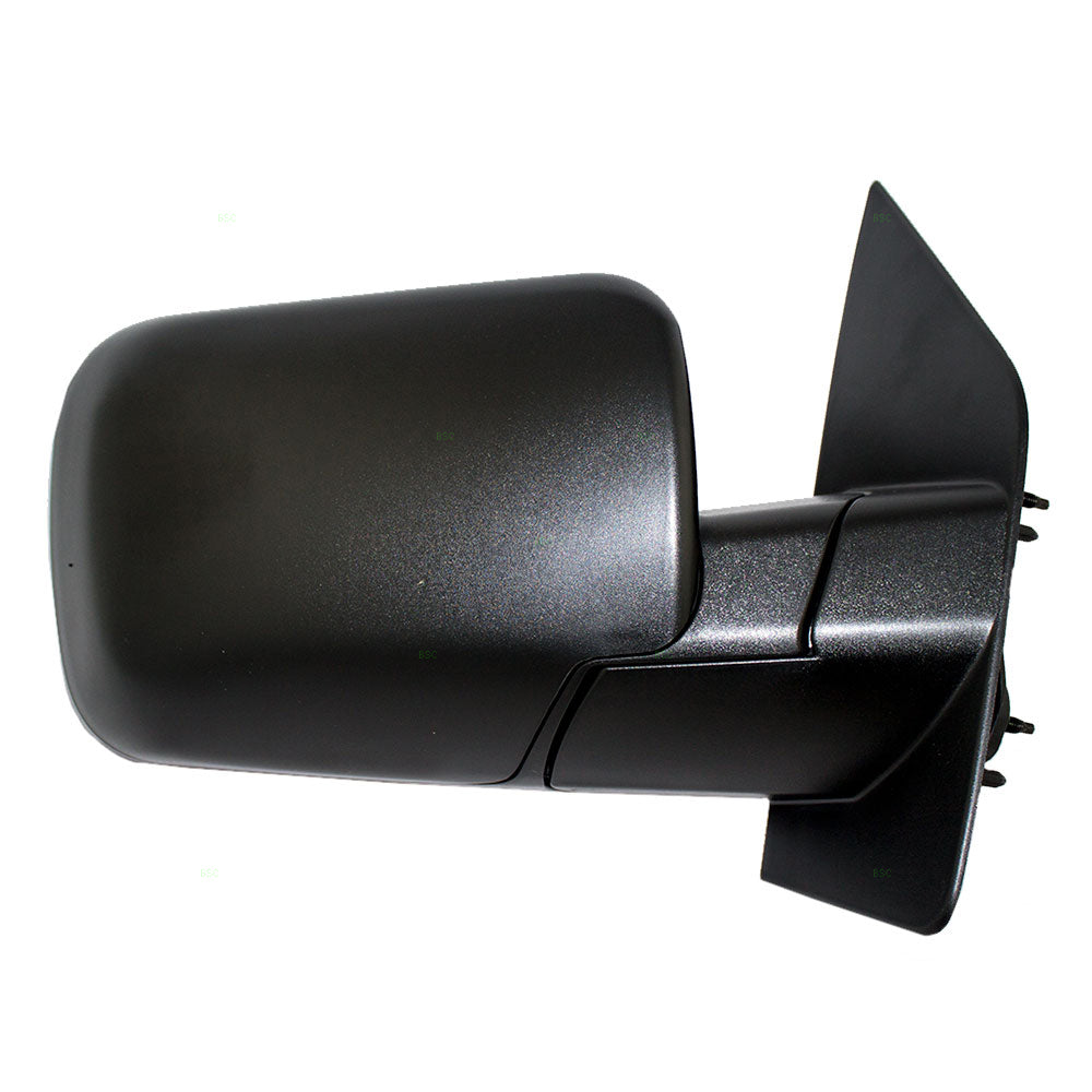 Brock Replacement Passengers Power Side View Mirror Heated Single Arm Compatible with 04-15 Titan 96301-ZH10A