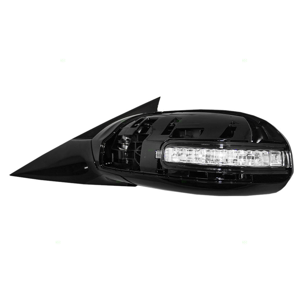 Drivers Power Side View Mirror Heated Signal Smooth Compatible with 09-14 Maxima 96302-9N83A