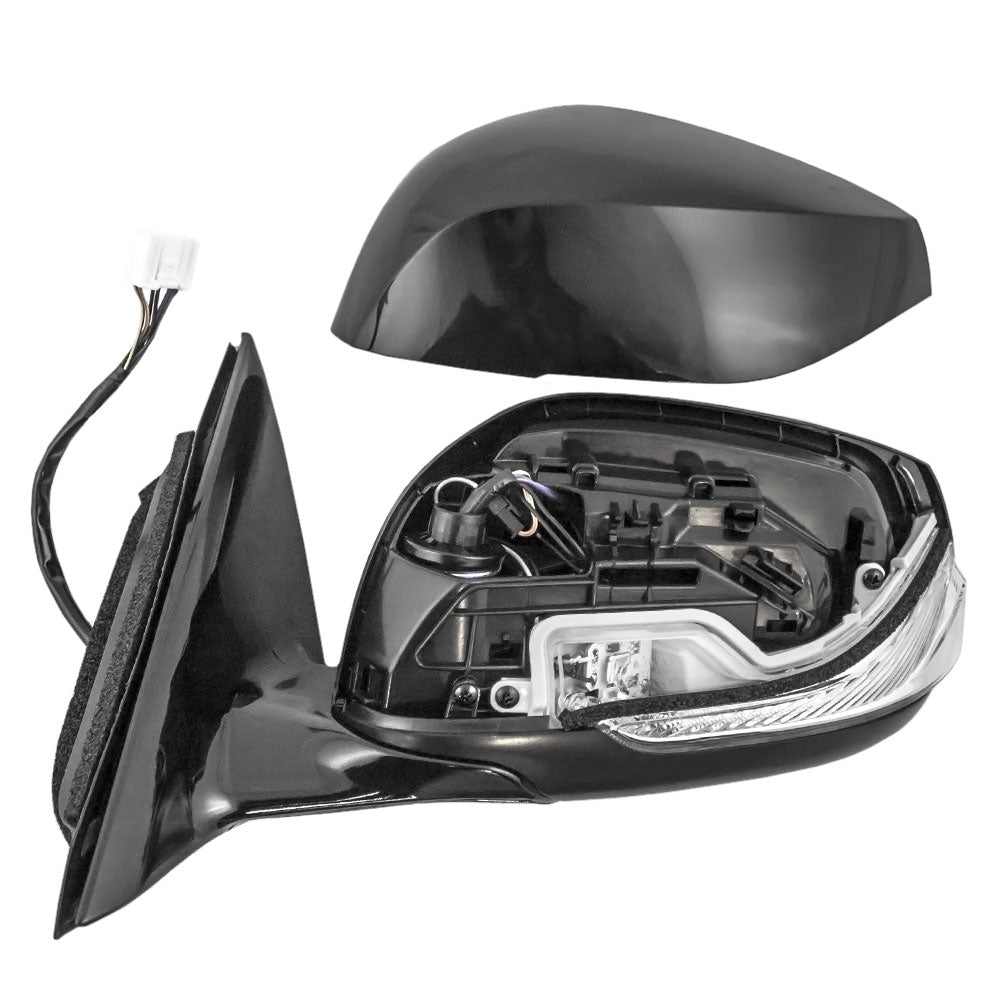 Drivers Power Side View Mirror Heated Ready-to-Paint Compatible with 14-15 Q50 96302-4HB0A