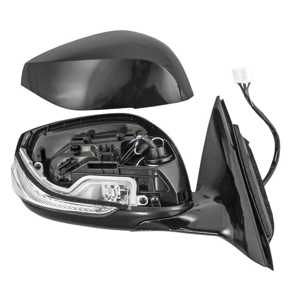 Passengers Power Side View Mirror Heated Ready-to-Paint Compatible with 14-15 Q50 96301-4HB0A