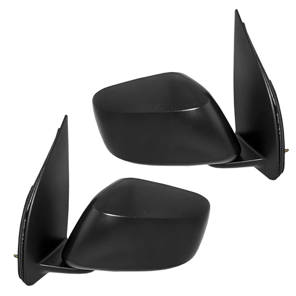 Replacement Set Driver and Passenger Manual Side View Mirrors Compatible with 2005-2017 Frontier 8470282Z10 8470182Z10